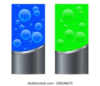 Brochure  design template or banner. Abstract background