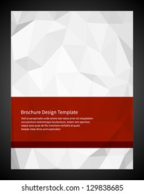 Brochure design template business, vector illustration