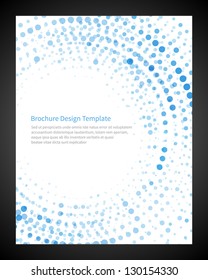 Brochure design template business, vector illustration