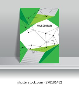 Brochure design template business, vector illustration