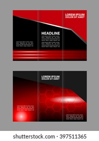 brochure design template colored stripes transparent
