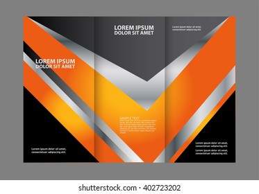 brochure design template colored stripes transparent
