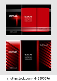 brochure design template colored stripes transparent
