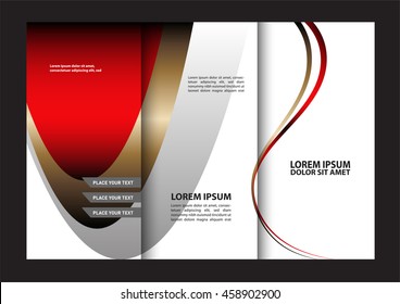 brochure design template colored stripes transparent
