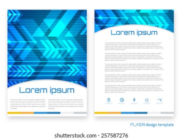 Brochure design template. Corporate identity. Abstract backdrop. Brand, visualization, identity design template. Vector illustration.