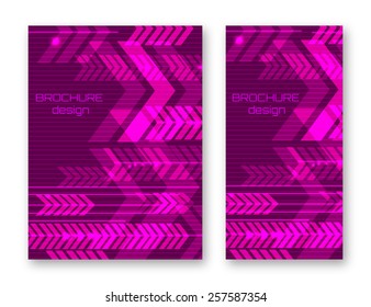 Brochure design template. Corporate identity. Abstract backdrop. Brand, visualization, identity design template. Vector illustration.