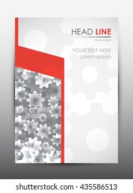 Brochure design template. Cover presentation background. Vector illustration.
