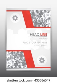 Brochure design template. Cover presentation background. Vector illustration.