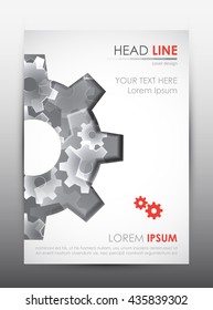 Brochure design template. Cover presentation background. Vector illustration.