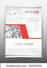 Brochure design template. Cover presentation background. Vector illustration.