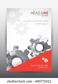 Brochure design template. Cover presentation background. Vector illustration.