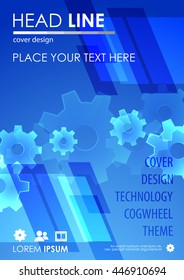 Brochure design template. Cover presentation background. Vector illustration. 