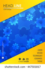 Brochure design template. Cover presentation background. Vector illustration. 