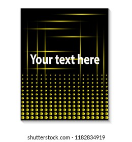 Brochure design template. covers design.  Template for flyer, magazine, presentation, poster. Abstract modern background. 