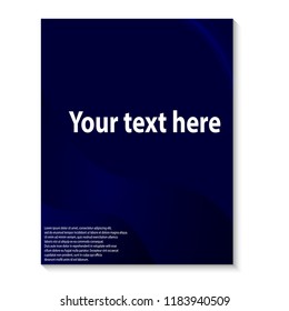 Brochure design template. covers design.  Template for flyer, magazine, presentation, poster. Abstract modern background. 
