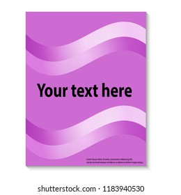Brochure design template. covers design.  Template for flyer, magazine, presentation, poster. Abstract modern background. 
