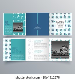 Brochure design, brochure template, creative tri-fold, trend brochure