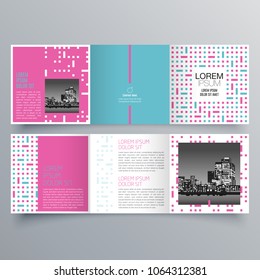 Brochure design, brochure template, creative tri-fold, trend brochure