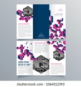Brochure design, brochure template, creative tri-fold, trend brochure