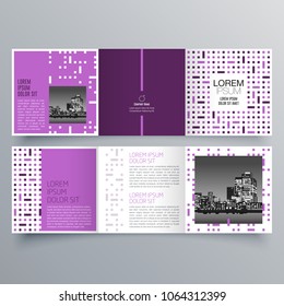 Brochure design, brochure template, creative tri-fold, trend brochure
