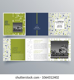 Brochure design, brochure template, creative tri-fold, trend brochure
