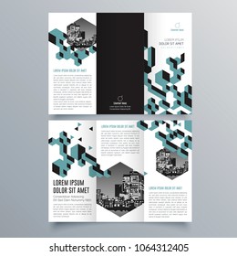 Brochure design, brochure template, creative tri-fold, trend brochure