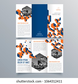 Brochure design, brochure template, creative tri-fold, trend brochure
