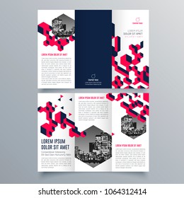 Brochure design, brochure template, creative tri-fold, trend brochure