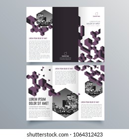 Brochure design, brochure template, creative tri-fold, trend brochure