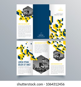 Brochure design, brochure template, creative tri-fold, trend brochure