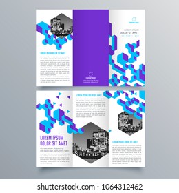 Brochure design, brochure template, creative tri-fold, trend brochure