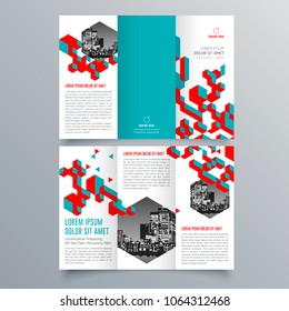 Brochure design, brochure template, creative tri-fold, trend brochure