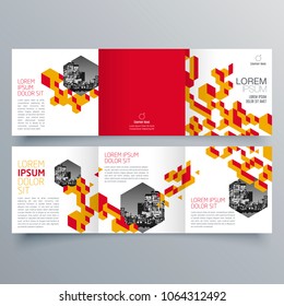 Brochure design, brochure template, creative tri-fold, trend brochure