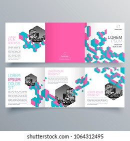 Brochure design, brochure template, creative tri-fold, trend brochure
