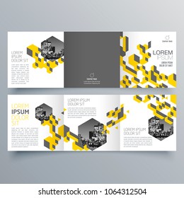 Brochure design, brochure template, creative tri-fold, trend brochure