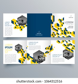 Brochure design, brochure template, creative tri-fold, trend brochure
