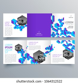 Brochure design, brochure template, creative tri-fold, trend brochure