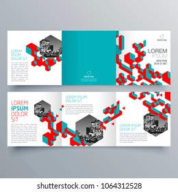 Brochure design, brochure template, creative tri-fold, trend brochure