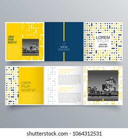 Brochure design, brochure template, creative tri-fold, trend brochure