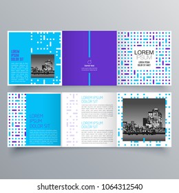 Brochure design, brochure template, creative tri-fold, trend brochure