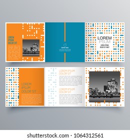 Brochure design, brochure template, creative tri-fold, trend brochure
