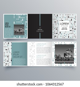 Brochure design, brochure template, creative tri-fold, trend brochure