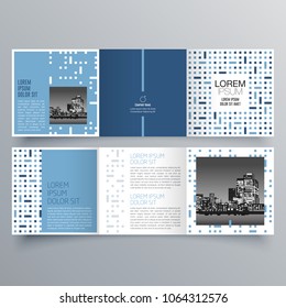 Brochure design, brochure template, creative tri-fold, trend brochure