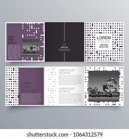 Brochure design, brochure template, creative tri-fold, trend brochure