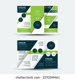 Brochure design, brochure template, creative tri-fold, trend brochure