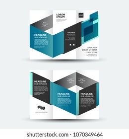 Brochure design, brochure template, creative tri-fold, trend brochure