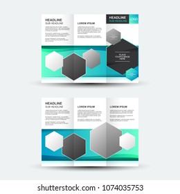 Brochure design, brochure template, creative tri-fold, trend brochure