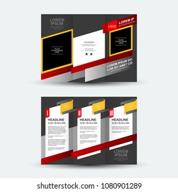 Brochure design, brochure template, creative tri-fold, trend brochure