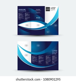 Brochure design, brochure template, creative tri-fold, trend brochure