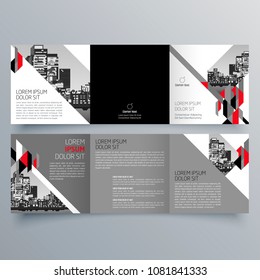 Brochure design, brochure template, creative tri-fold, trend brochure